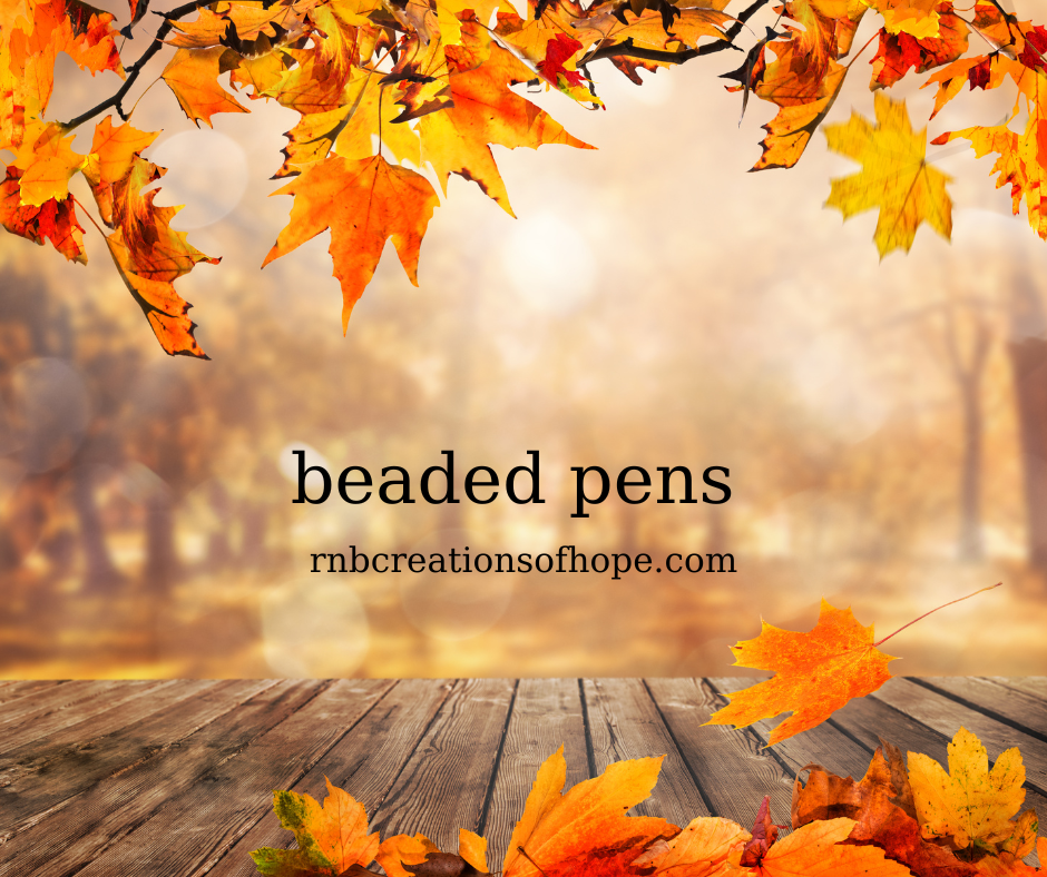 beaded pens