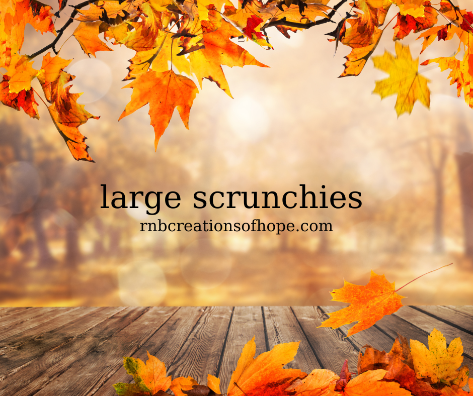 large scrunchies