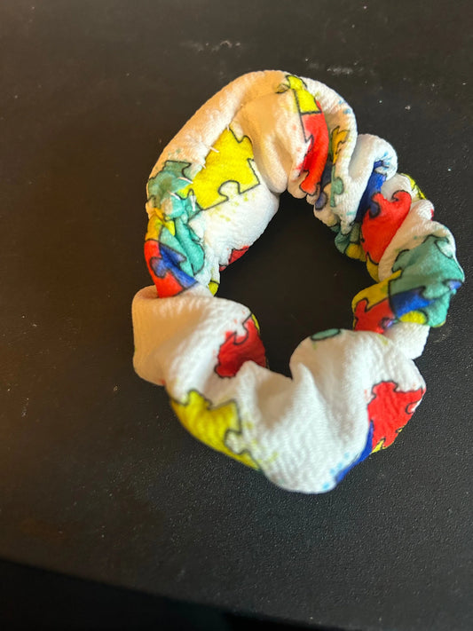 autism small scrunchie