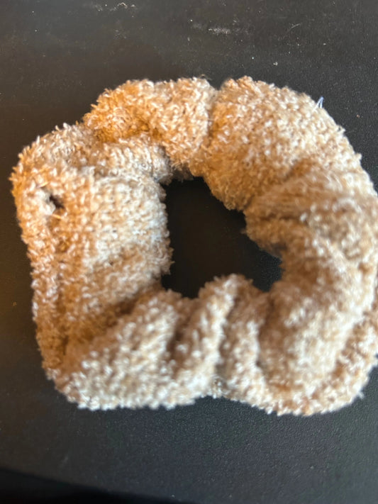 fuzzy small scrunchie