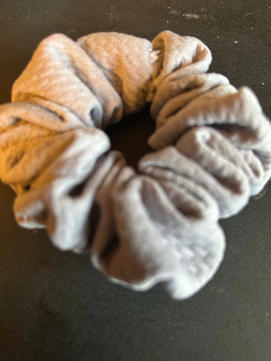 grey large scrunchie